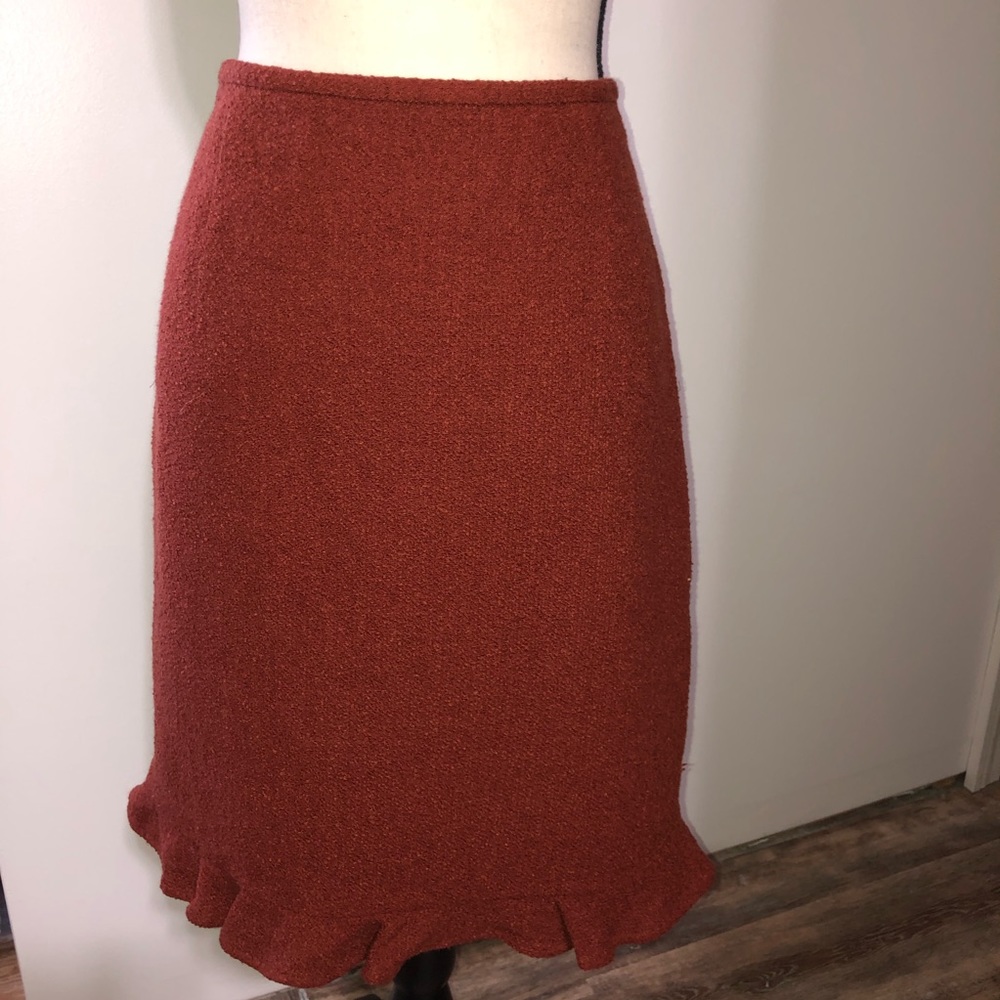 Jared Ross | August Silk | wool blend skirt Sz 12